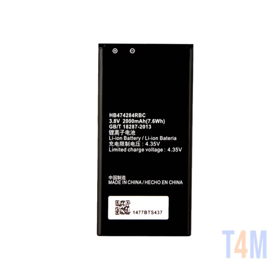 Battery Huawei Ascend G521/Y5/Y560/Y635 HB474284RBC 3.8V 2000mAh